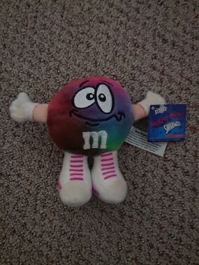 1999 M&M'S Mutant Minis Swarmees Plush Collectibles - Neon Newman Character